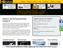Tablet Screenshot of hostje.nl
